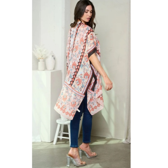 New Floral Kimono Cardigan! - Picture 2 of 4